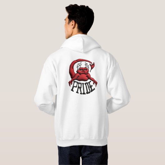 Sweat Your Sin Devil Pride Hoodie (Achterkant volledig)