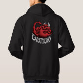 Sweat Your Sin Gluttony Devil Hoodie (Achterkant)