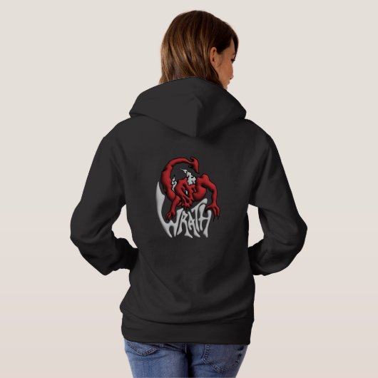Sweat Your Sin Wrath Devil  Hoodie (Achterkant volledig)