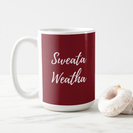 Sweata Weatha Koffiemok (Met donut)