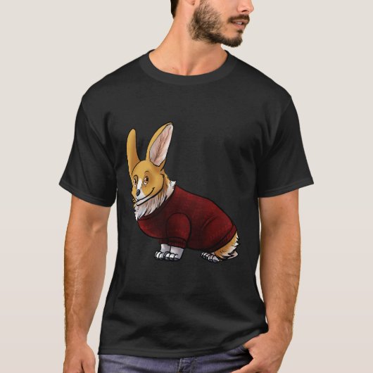 Sweater Corgi T-shirt (Voorkant)