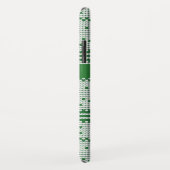 Sweater Groen Wit Kerstboom Gepersonaliseerd Case-Mate iPhone Case (Achterkant/rechts)