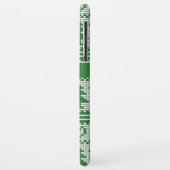 Sweater Groen Wit Kerstboom Gepersonaliseerd Case-Mate iPhone Case (Achterkant/links)