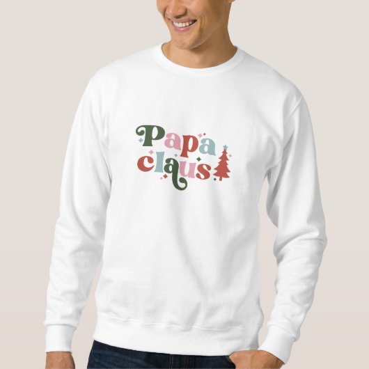 Sweater Men - Papa Claus (Voorkant)
