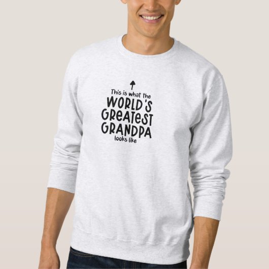 Sweater Men - World's Greatest Grandpa (Voorkant)