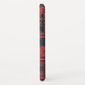 Sweater Rood Zwart Patroon Kerstmis Gepersonalisee Case-Mate iPhone Case (Achterkant/links)