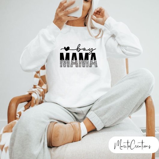sweater t-shirt boy mom, special gift for mom