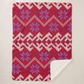 Sweater Texture 2 Sherpa Deken (Voorkant)