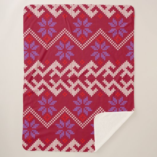 Sweater Texture 2 Sherpa Deken (Voorkant)