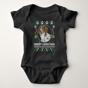 Sweater van Kerstmis van het Hondenras van het Romper