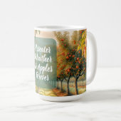 Sweater Weather & Apples voor altijd | Koffiemok (Voorkant rechts)