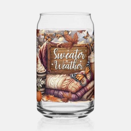 Sweater Weather Blikvorm Glas (Achterkant)