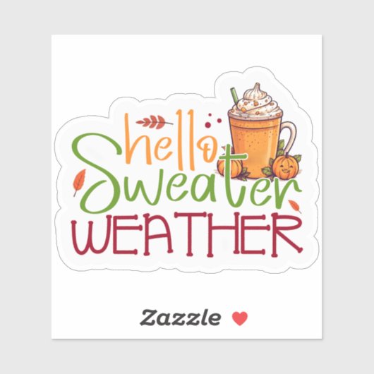 Sweater Weather Bliss Sticker (Vel)