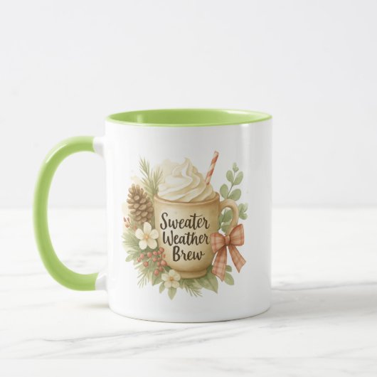 Sweater Weather Brew Cozy Mok Kunst (Links)