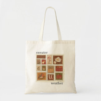 sweater weather canvas tas