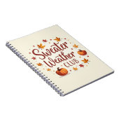 Sweater Weather Club Notitieboek (Rechterzijde)