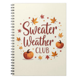 Sweater Weather Club Notitieboek