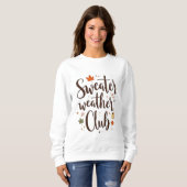 Sweater Weather Club-trui (Voorkant volledig)