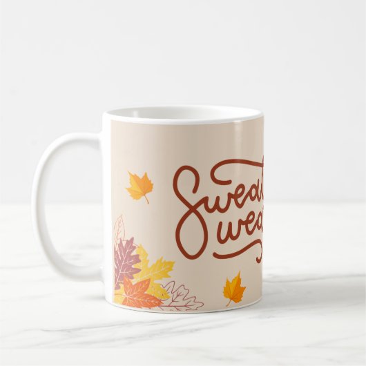 Sweater Weather Cozy Autumn Dames Mok (Links)