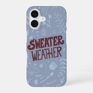Sweater Weather Cozy Herfst iPhone 16 Hoesje