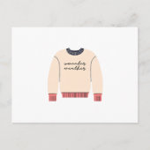 Sweater Weather Feestdagenkaart (Voorkant)