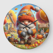 Sweater Weather Gnome Grote Klok (Voorkant)