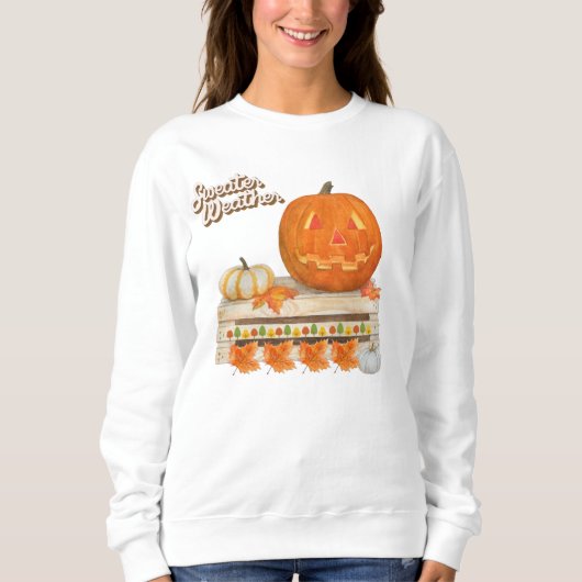 Sweater Weather/Halloween sweatshirt (Voorkant)