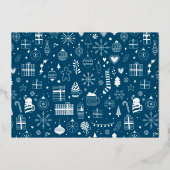 Sweater Weather is Better Together Kerst Foto Folie Feestdagenkaart (Achterkant)