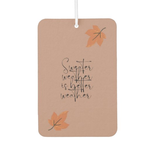 Sweater Weather Luchtverfrisser (Voorkant)