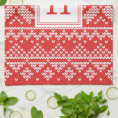 Sweater Weather | Monogram vakantie Theedoek (Gevouwen)