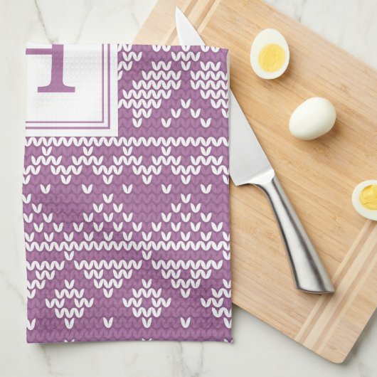 Sweater Weather | Monogram vakantie Theedoek (Quarter Fold)