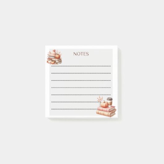 Sweater Weather Scribbles - Herfst Post-it® Notes (Voorkant)