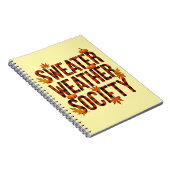 Sweater Weather Society heeft een briefvulling gep Notitieboek (Rechterzijde)