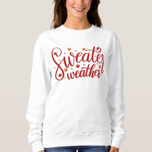 Sweater Weer Herfst Sweatshirt (Voorkant)