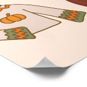 Sweater Weer Herfst Theme Poster (Hoek)