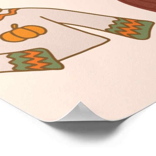 Sweater Weer Herfst Theme Poster (Hoek)