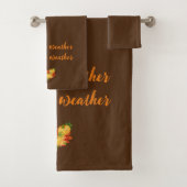 Sweater weer is beter weer herfst kussen bad handdoek (Insitu)