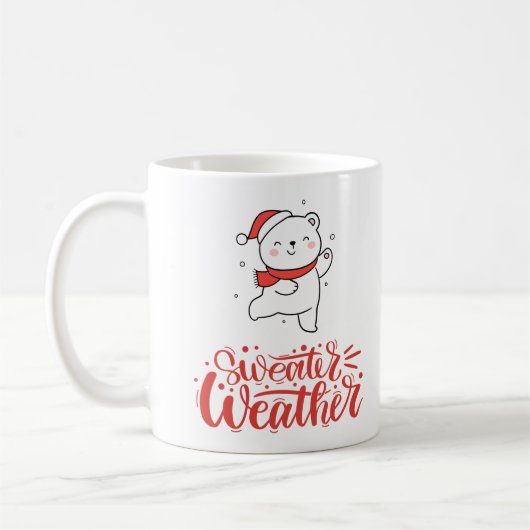 Sweater Weer, Kerstvakantie Koffiemok (Links)