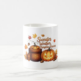 Sweater Weer, Pumpkin Forever Koffie Mok
