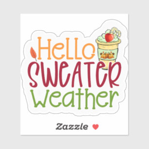 Sweater Weer Sips Sticker