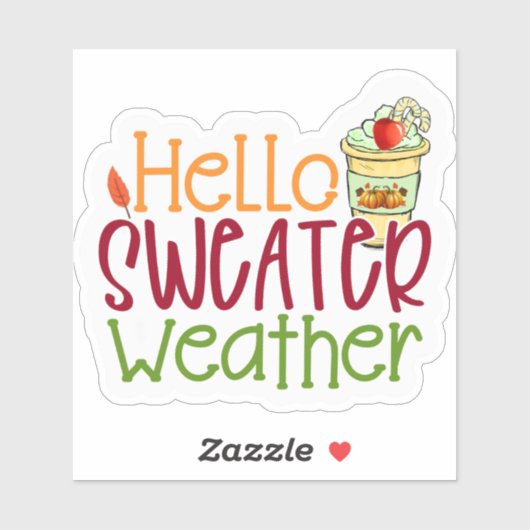 Sweater Weer Sips Sticker (Vel)
