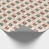 Sweatered Teddy Bears Cadeaupapier (Hoek)