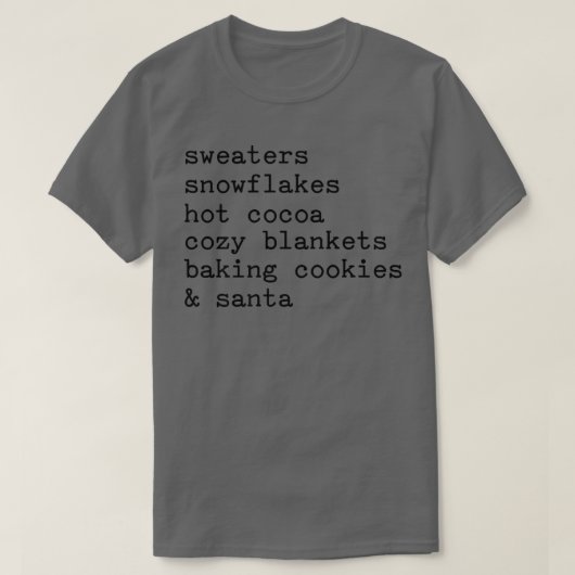 Sweaters Snowflakes Hot Cocaca Cozy Blankets Bakin (Design voorkant)