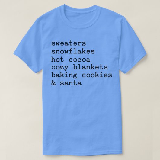 Sweaters Snowflakes Hot Cocoa Cozy Blankets Funny (Design voorkant)