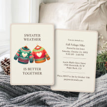 Sweaterweer Greem Rode Harten Aangepast