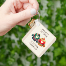 Sweaterweer Green Red Harten Custom