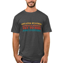 Sweaterweer introvert humor slogan