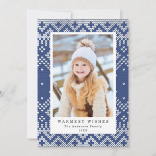 Sweaterweer   Kerst Fotokaart Feestdagenkaart