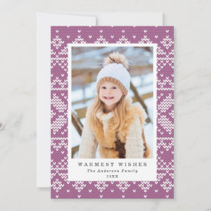 Sweaterweer   Kerst Fotokaart Feestdagenkaart