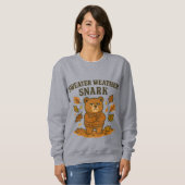 Sweaterweer Snark Sweatshirt | Grappige Herfst Bee (Voorkant volledig)